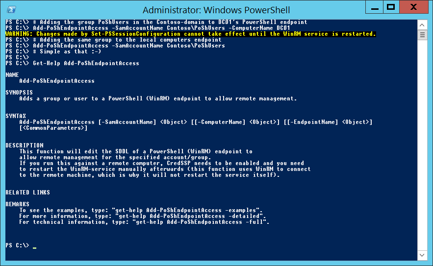 powershell-remote-access-enable